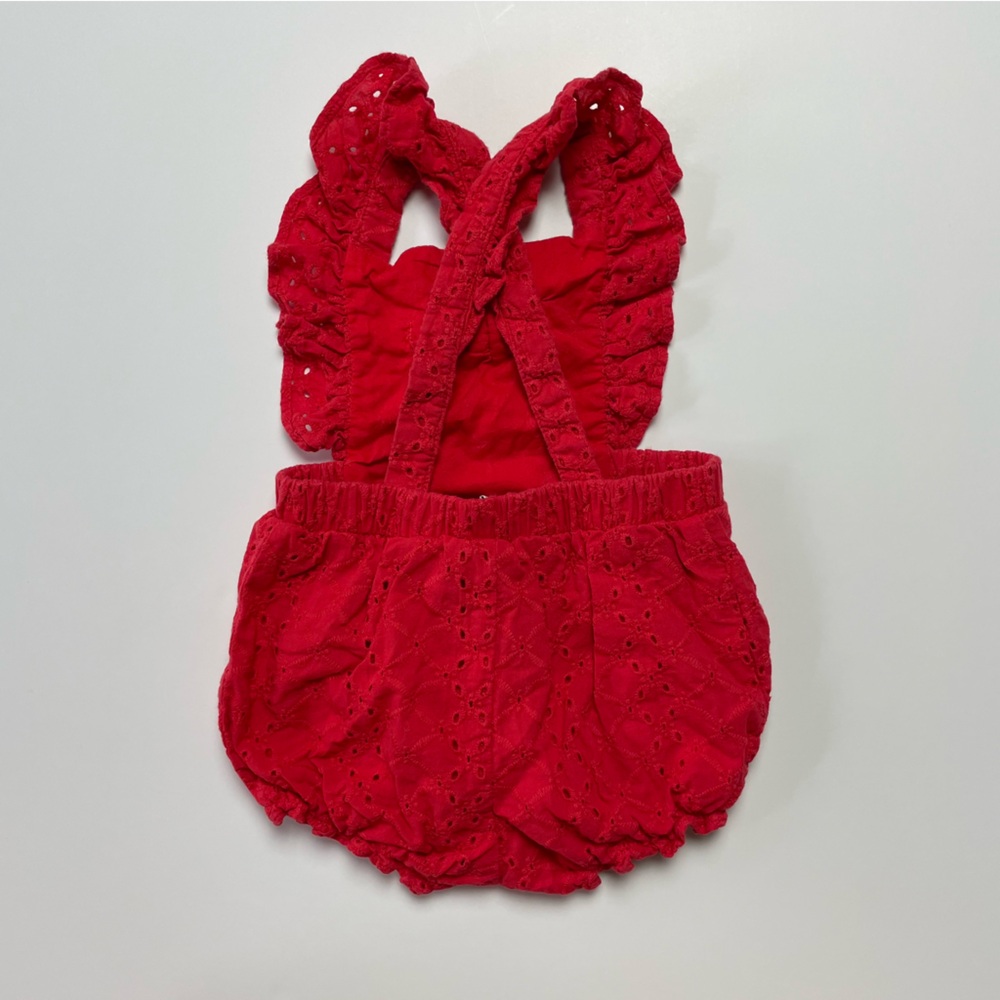 Janie & Jack Baby Girls Overall Bodysuit 3-6 Months - Picture 3 of 5